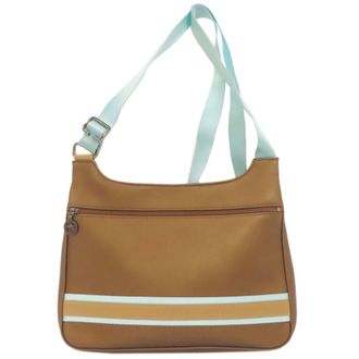 Longchamp blue Leather Shoulder Bag (Pre-Owned)