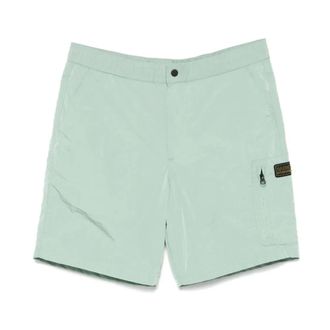 Barbour Short Shorts, male, Green, Size: XL Logo Shorts