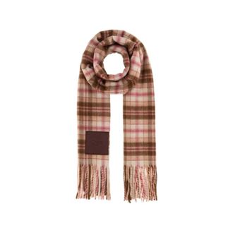 Chlo&eacute; Sjaal met ruitpatroon - Dames - Accessoires - Veelkleurig - Maat: ONE Size Kasjmier