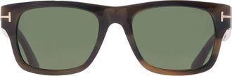 Tom Ford Green Square Mens Sunglasses FT1303 55N 53