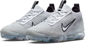 Nike Mens Nike Air VaporMax 2021 FK DH4084-100 White Metallic Silver Running Shoes
