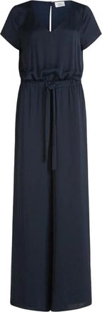 Vera Mont Tailored V-Neck Jumpsuit - Dames - Jumpsuits - Blauw - XS - Jumpsuits & Playsuits