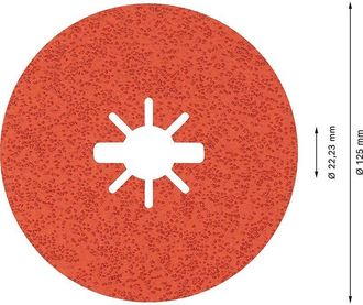 Bosch Discos Expert R782 Prisma X-lock 125mm Para Amoladoras Peque&ntilde;as Tama&ntilde;o Del Grano 36 Unidad De Embalaje 25 Unidades