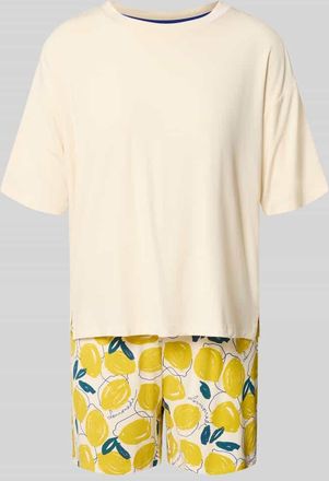 Schiesser Pyjama aus Modal-Mix in Beige, Gr&ouml;&szlig;e 36