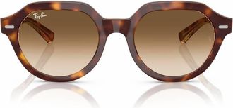 Ray-Ban GINA Clear Gradient Brown Square Unisex Sunglasses RB4399 141451 51