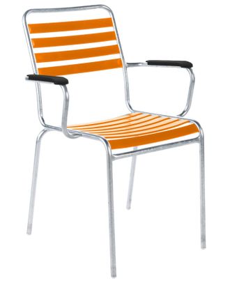 Schubiger M&ouml;bel L&auml;ttlistuhl Rigi mit Armlehnen