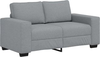 vidaXL Sof&aacute; De 2 Plazas De Tela Gris Claro 120 Cm Vidaxl