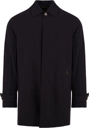 Moorer Vittor-Ac Coat - Heren - Mantel - Blauw - 2XL - Jassen