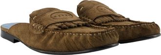 Marni Mens Goatskin Leather Loafer Brown