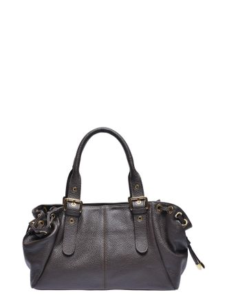 Anna Luchini Bordeauxrood Rundleer Tas