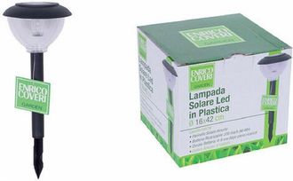 Trade Shop Trade Shop Traesio - Trade Shop - Set 6pz Lampada Solare Led Tonda Picchetti En Plastic &Oslash;16x42cm 5109003