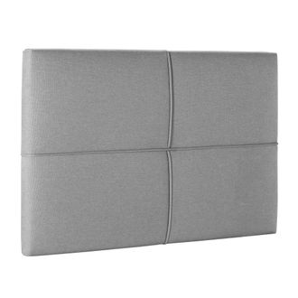 HOMN Cabecero tapizado 90x60 cm gris claro