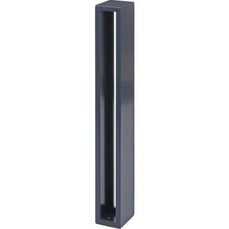 Hhg Hhg - Nunca Usado] Aparcabicicletas 307, Soporte Inclinado Para Bicicletas, Acero Galvanizado Con Recubrimiento En Polvo Para Exteriores 87x10x13cm, A