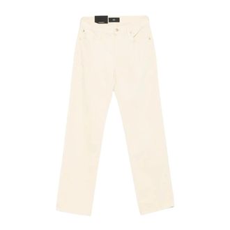 7 For All Mankind Straight Trousers, female, White, Size: W26 Calie Straight Corduroy Pants