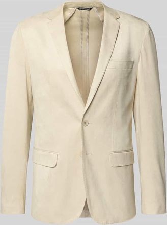 Antony Morato Slim Fit Sakko mit Reverskragen in Beige, Gr&ouml;&szlig;e 46