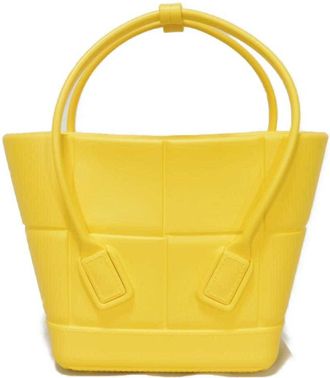 Bottega Veneta Yellow Silicone Tote Bag (Pre-Owned)