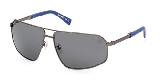 Timberland TB9341-H Polarized 07D Mens Sunglasses Silver Size 64