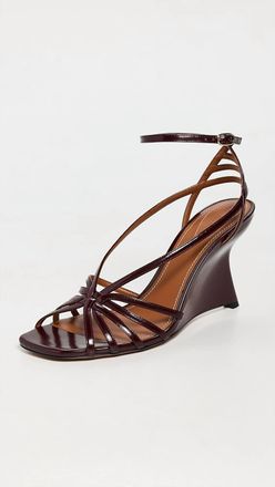 Zimmermann Womens Aura Wedge Sandals In Ruby