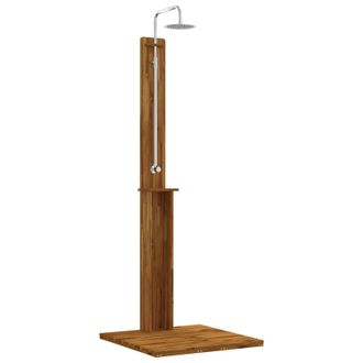 vidaXL Ducha Exterior 217 Cm Natural Vidaxl