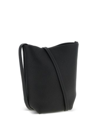 The Row drawstring-fastening crossbody bag - women - CALFSKIN/CALFSKIN - One Size - Black