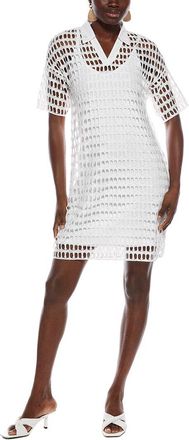 Marc Cain Woven Eyelet Mini Dress