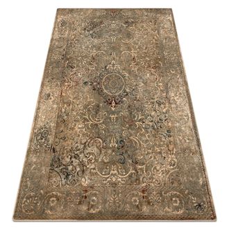 RugsX RugsX Wool Omega Rug in Green | Size: 235 cm x 350 cm