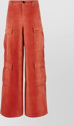 Heron Preston cargo pant in pure cotton with drawstring