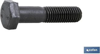 cofan Din-931 C-10.9 M-24 X 200 N Caja 5 Unid., Tornillo Cabeza Hexagonal Din-931, 1/2 Rosca Parcial, Clase 10,9, Acabado Negro. Medidas Desde M-6 Hasta M-2