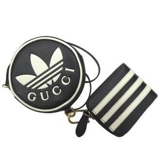 Gucci Black Leather Coin Purse/Coin Case (Pre-Owned)