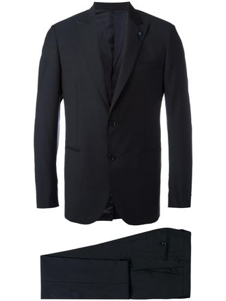 Lardini two-piece slim fit suit - Blu