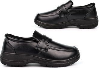 Generic Mens Comfort Shoes Size 6 Boys Shoes Size 12 Comfort Shoe Mens Slip On Shoe Slip On Casual Lightweight Sizes 6-12 Black 11 UK