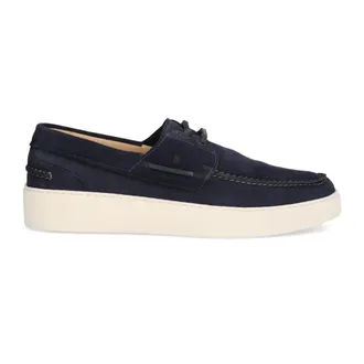 Berkelmans Schoenen, Heren, Blauw, 44 EU, Su&egrave;de, Sneakers