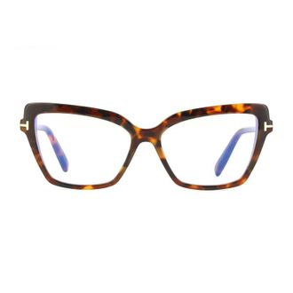 Tom Ford FT5948-B052 Tortoiseshell Acetate Eyeglasses - Brown