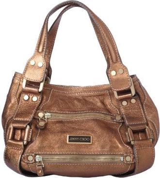 Jimmy Choo London Pre-owned Mahala Bag - Dames - Vintage Handtas - Bruin - ONE Size - Leer - Vintage