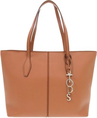 Tod's Brown Leather Tote Bag (Pre-Owned)