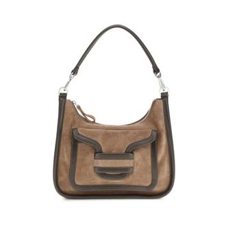 Pierre Hardy Calfskin Alpha Day Miss Shoulder Bag - - Bags - Donna - Marrone - ONE SIZE
