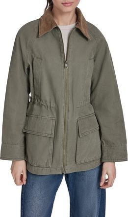 Levi's Cinched Barn Jacket in Olive Night at Nordstrom, Size X-Small