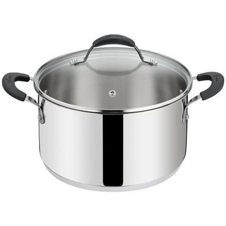 Lagostina Lagostina - Olla De Acero Inoxidable Con Tapa De 24 Cm. - 12896031624