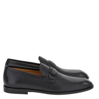 Ferragamo Moccasin With Gancini Ornament, Size 9 E