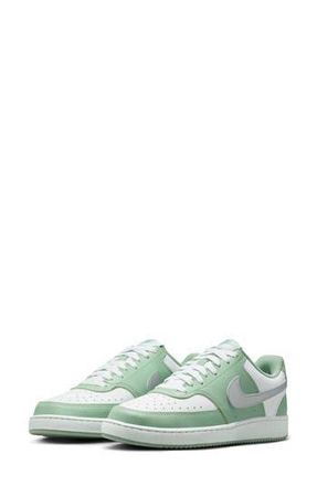 Nike Court Vision Low Sneaker in Steam/Silver-White at Nordstrom Rack, Size 6.5