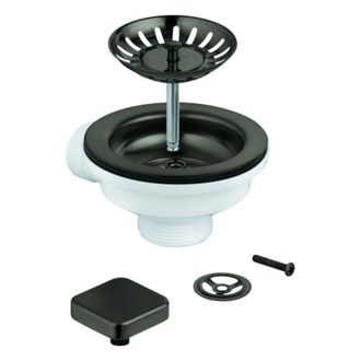 GROHE Juego De Desag&uuml;e Para Fregadero, Hard Graphite Cepillado 40400al0