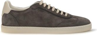 Brunello Cucinelli Grey Suede Sneakers