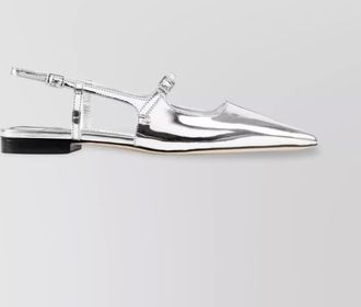 Jimmy Choo London leather ballerina flats