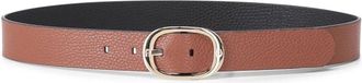 Aigner Logo Riem 3 cm - Dames - Riemen - Bruin - 80 CM - Leer - Accessoires