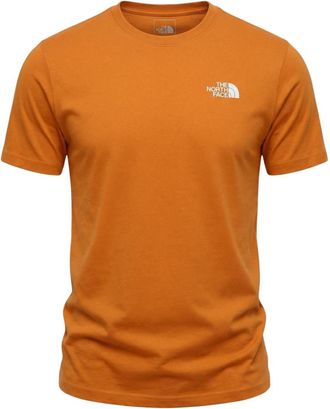 The North Face Orange Crew Neck T-Shirt