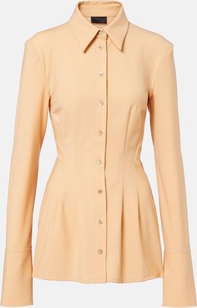 MUGLER Pleated shirt