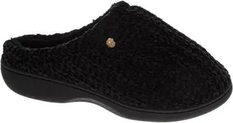 Badgley Mischka Badgley Mischka Womens Sparkling Ribbon Slippers in Black at Nordstrom, Size 10