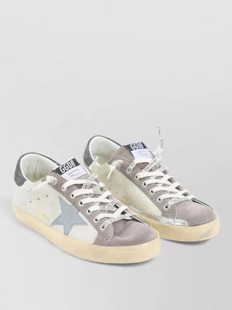 Golden Goose superstar sneakers contrast heel tab star