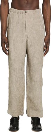 Emporio Armani Pliss&egrave; Wide Leg Pants