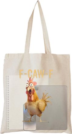 Generic Chicken Canvas Tote Bag | Chick Handbag | Casual Shoulder Bag - for Travel Beach Work College Dorm Gym Shopping Grocery Nurse Women Men Teacher